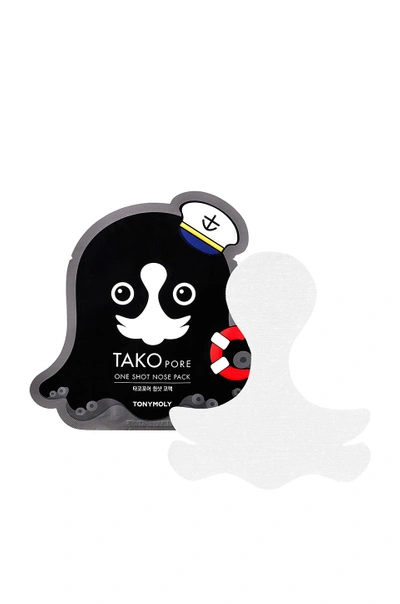 Shop Tonymoly Tako Pore One Shot Nose Pack 5 Pack In N,a