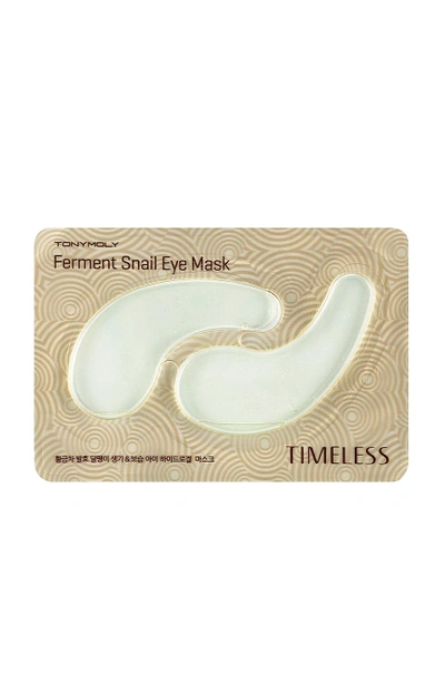 Shop Tonymoly Timeless Ferment Snail Eye Mask 5 Pack In Beauty: Na. In N,a