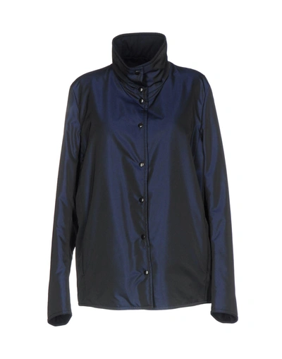 Shop Akris Punto Jacket In Dark Blue