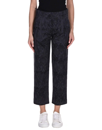 Shop Prada Casual Pants In Lead