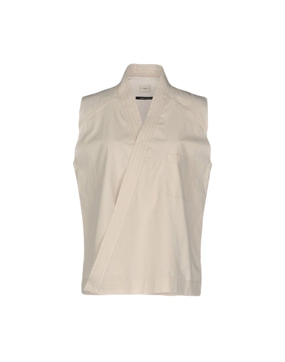 Shop Covert Shirts In Dove Grey