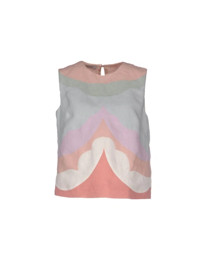 Shop Valentino Tops In Lilac