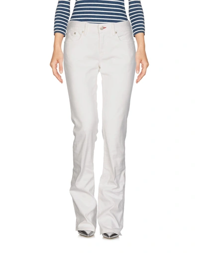 Shop Ralph Lauren Denim Pants In White