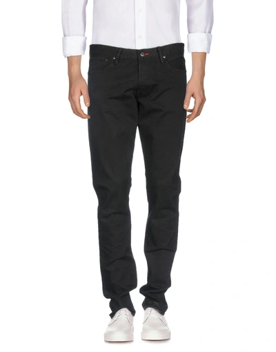 Shop Ralph Lauren Denim Pants In Black