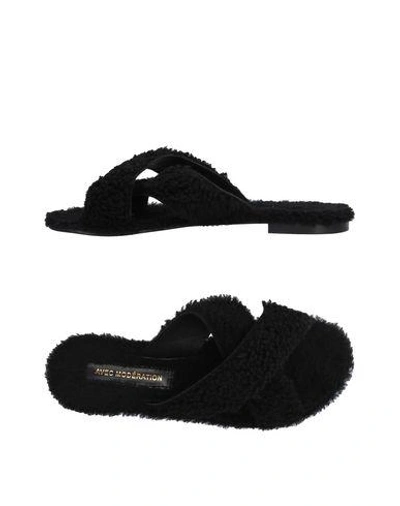 Shop Avec Modération Sandals In Black
