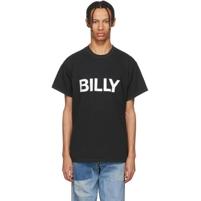 Shop Billy Black Classic Logo T-shirt In Blk/white