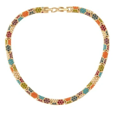 Shop Susan Caplan Vintage 1980s Vintage Dorlan Colourful Swarovski Crystal Collar