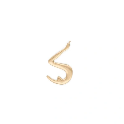 Shop Bj0rg Jewellery Nude Alphabet Small S