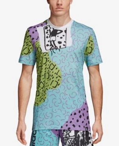 Shop Adidas Originals Adidas Men's Originals Pop Art Graphic T-shirt In Green