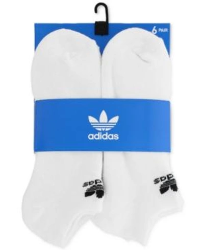 Shop Adidas Originals Adidas Men's Originals 6-pk. No-show Socks In White