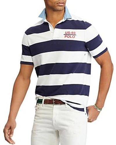 Shop Polo Ralph Lauren Cp-93 Classic Fit Rugby Shirt In Blue