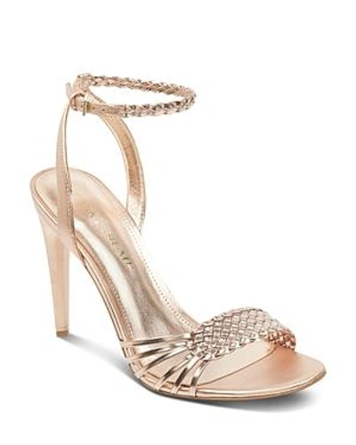 Shop Ivanka Trump Women's Holie Woven Leather Sandals In Light Pink
