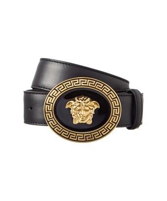 versace oval medallion vitello belt