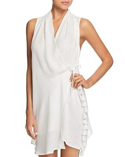 Shop Red Carter Amazon Jungle Wrap Dress Swim Cover Up In White