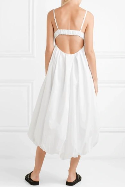 Shop 3.1 Phillip Lim / フィリップ リム Shirred Cotton-poplin Midi Dress In White
