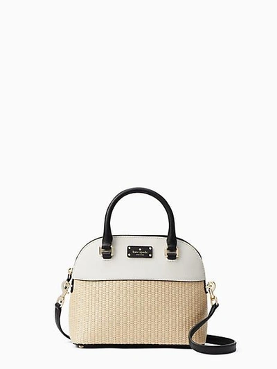 Kate Spade Grove Street Straw Mini Carli In Black ModeSens