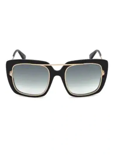 Shop Tom Ford Marissa Black Square Sunglasses/52mm