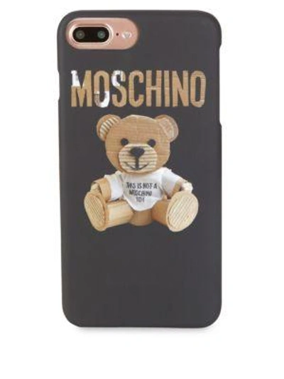 Shop Moschino Teddy Bear Iphone 7 Case In Multi