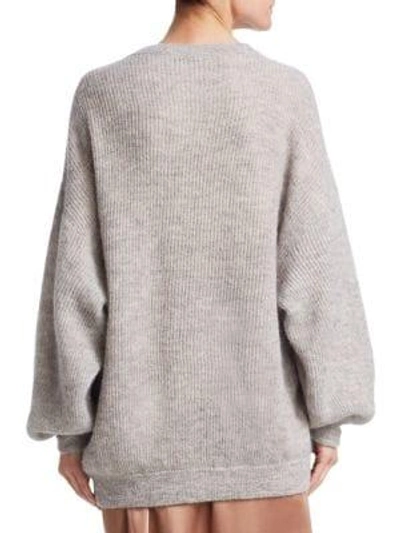 Shop Brunello Cucinelli Rib-knit Sweater In Vanilla
