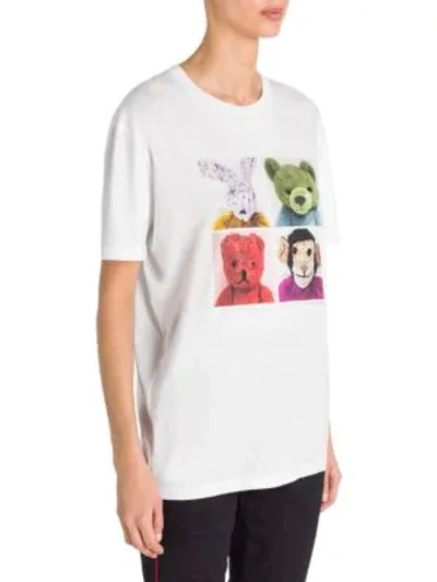 Shop Stella Mccartney Bad Toys Oversized T-shirt In Pure White