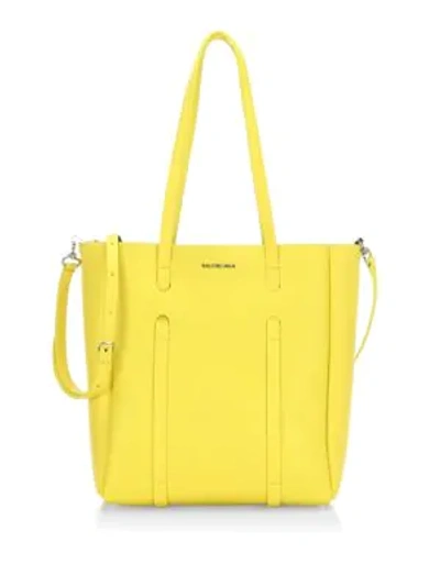 Shop Balenciaga Mini Everyday Tote Bag In Yellow
