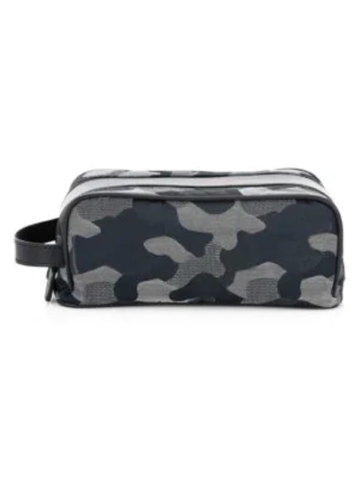 Shop Saks Fifth Avenue Collection Camo-print Toiletry Kit In Multi