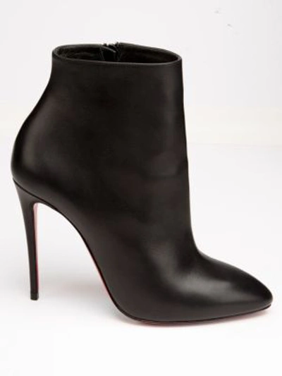 Shop Christian Louboutin Eloise Leather Booties In Black