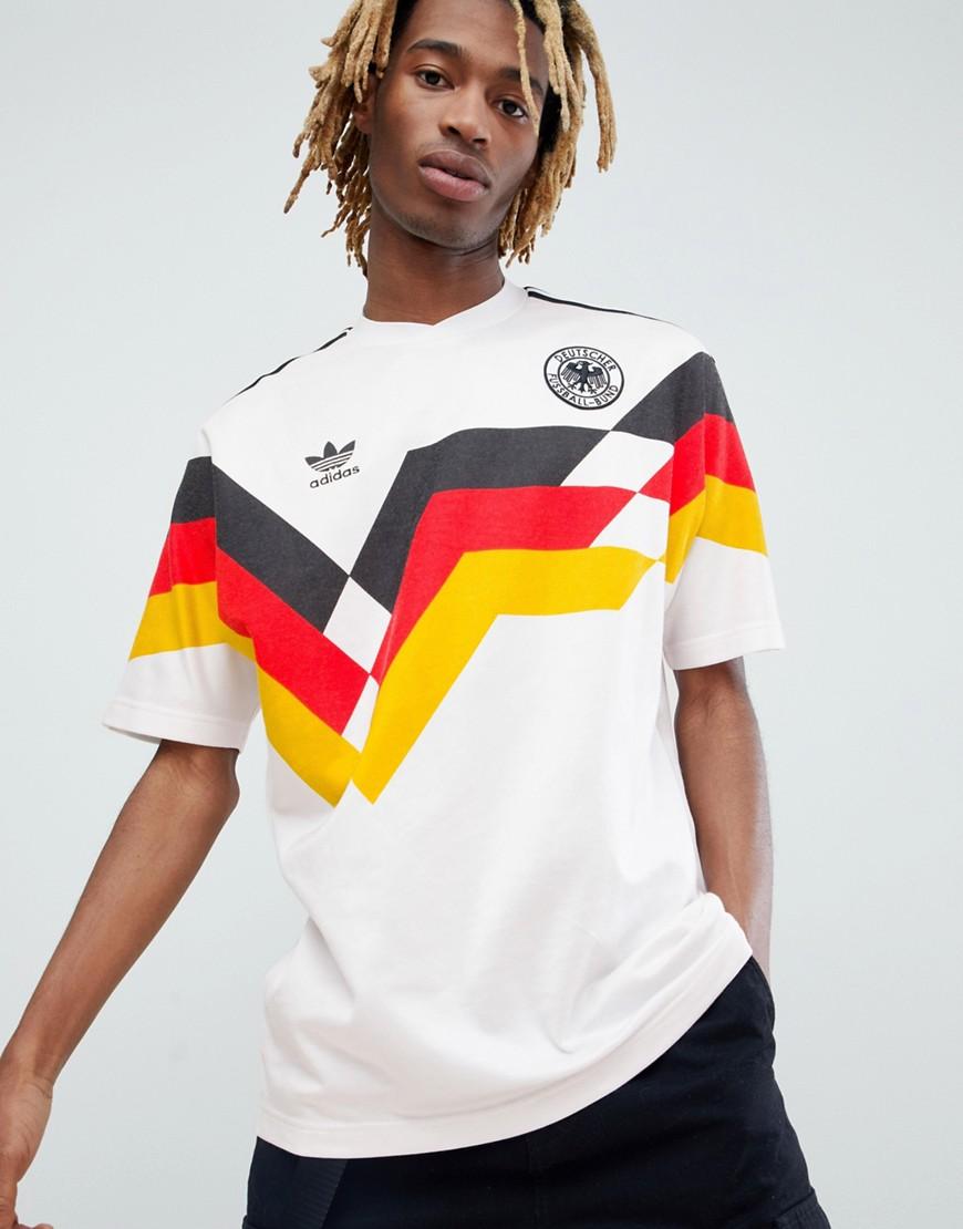 Adidas Originals Retro Germany Soccer Jersey In White Ce2343 ...