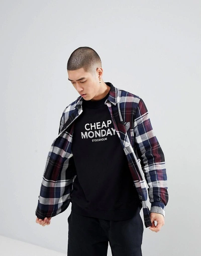 Shop Cheap Monday Checked Shirt - Blue