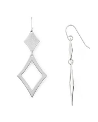 Shop Stephanie Kantis Fetching Earrings In Silver