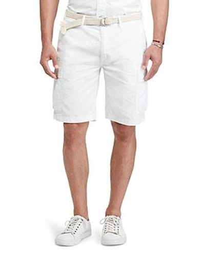 Shop Polo Ralph Lauren Cotton Classic Fit Cargo Shorts In White