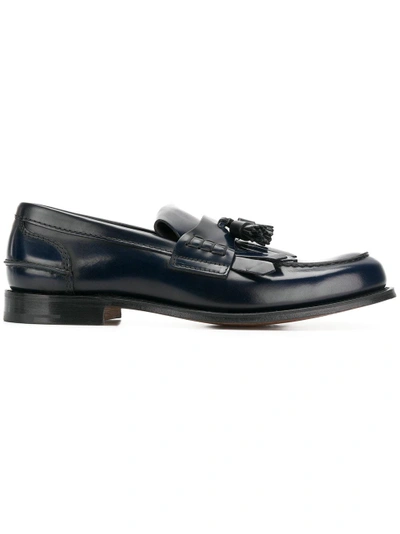 Shop Church's Oreham Loafers In Blue