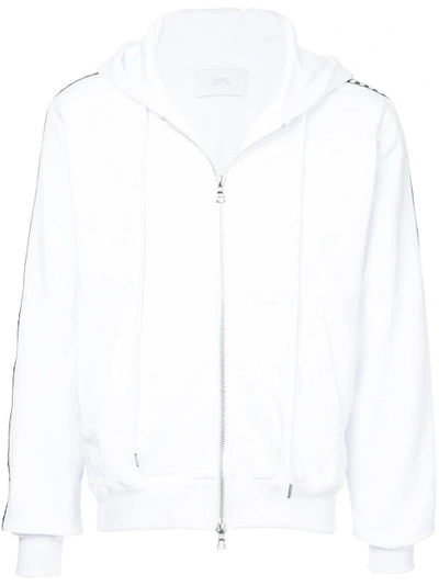 Shop Stampd Checkered Side Panel Zipped Hoodie
