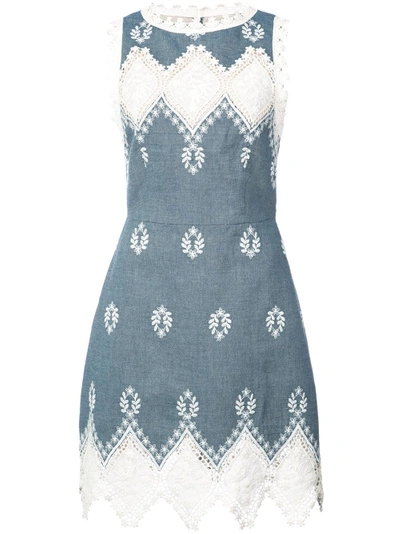 Shop Alice And Olivia Embroidered Details Dress