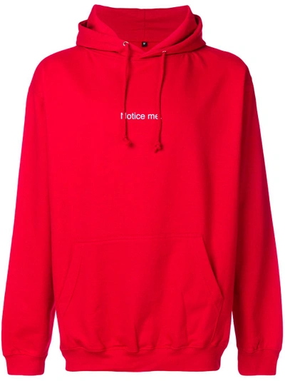 Shop Famt F.a.m.t. Notice Me Hoodie - Red