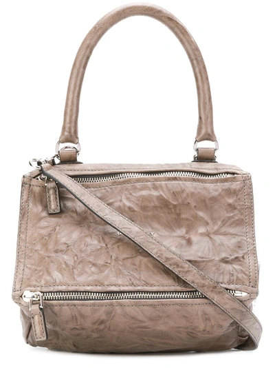 Shop Givenchy Small Pandora Tote - Brown