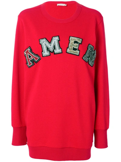 Shop Amen Logo Embroidered Sweater