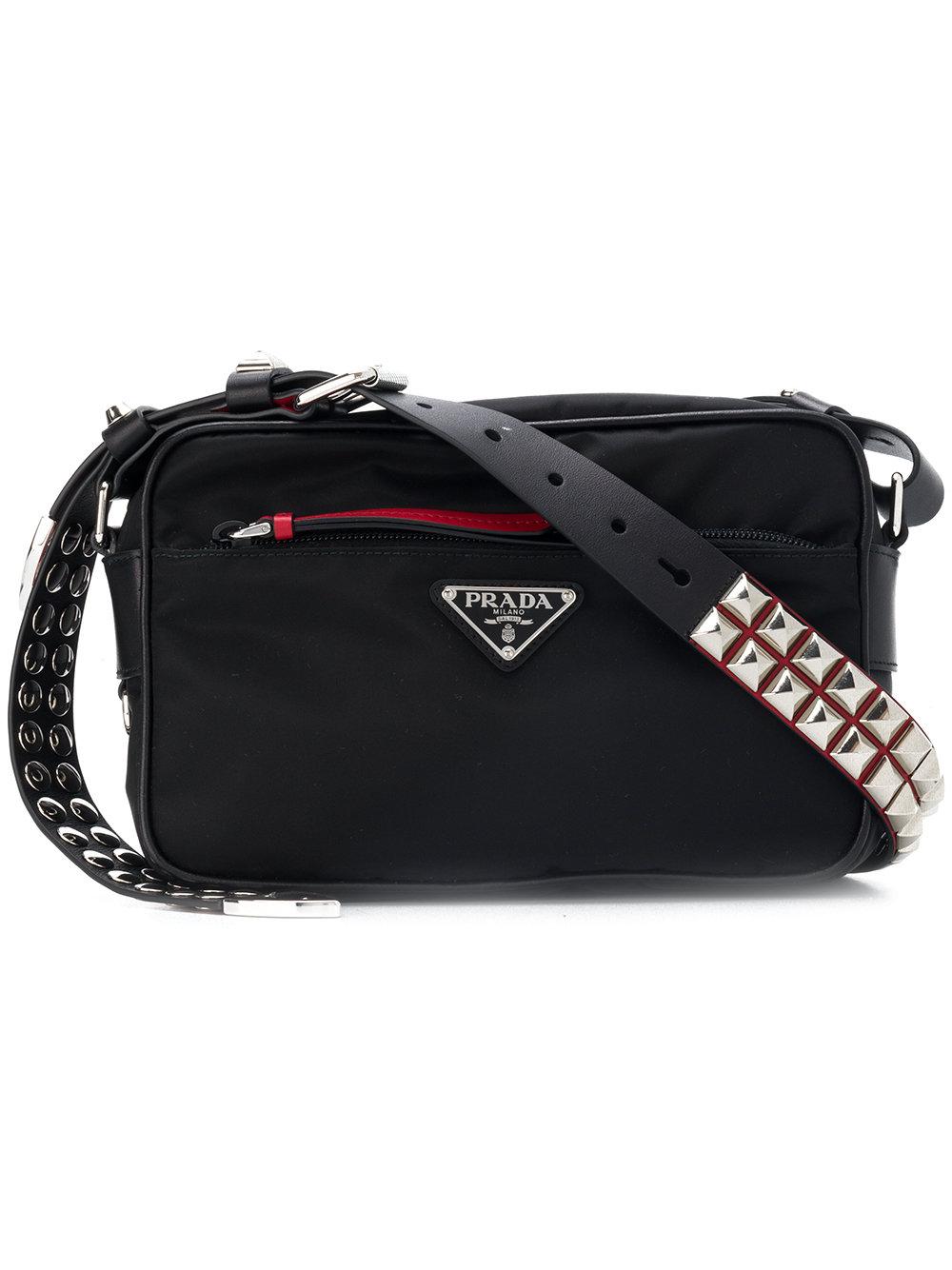 Prada Studded Crossbody Bag | ModeSens