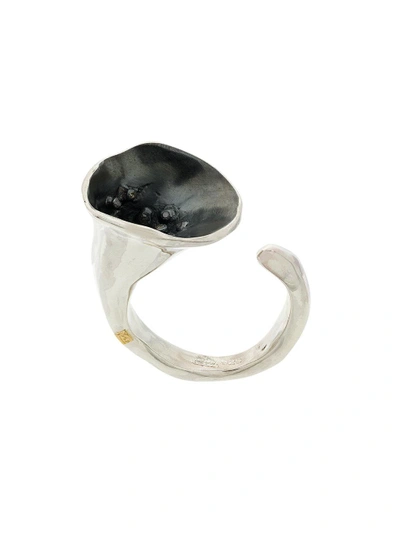 Shop Rosa Maria Saxo Bell Ring - Metallic