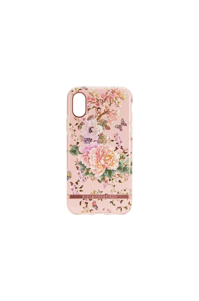 Shop Richmond & Finch Peonies & Butterflies Iphone X/xs Case In Pink.