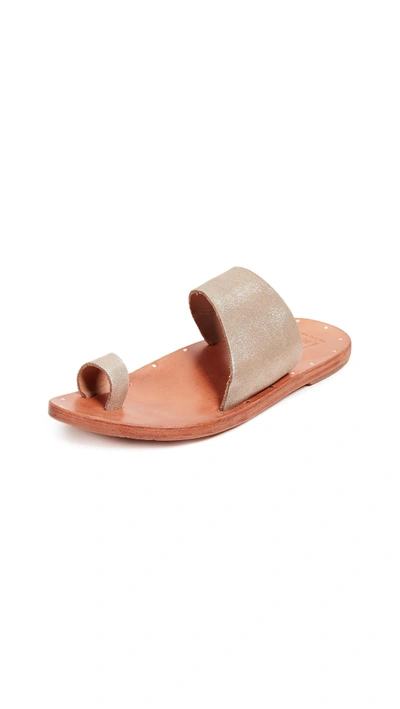Shop Beek Finch Sandals In Quartz/tan