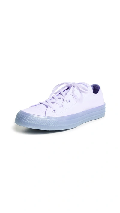 Shop Converse Chuck Taylor All Star Ox Sneakers In White/twilight Pulse