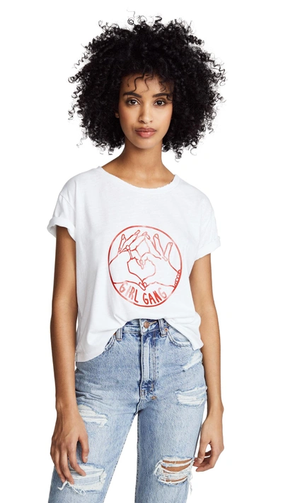 Shop Private Party Girl Gang Tee In White