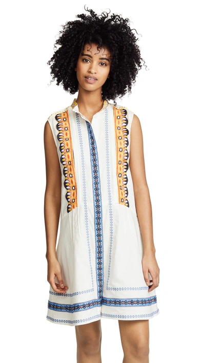 Tory Burch Adriana Dress In New Ivory | ModeSens