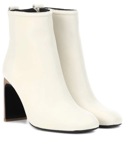 Shop Rag & Bone Ellis Leather Ankle Boots In White