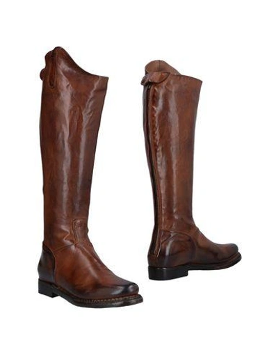 Shop Eleventy Boots In Brown