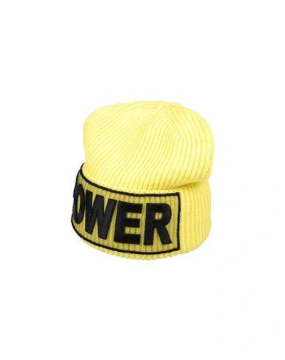 Shop Versace Hats In Yellow