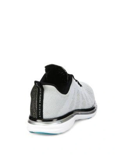 Shop Apl Athletic Propulsion Labs Techloom Pro Mesh Sneakers In White Multi