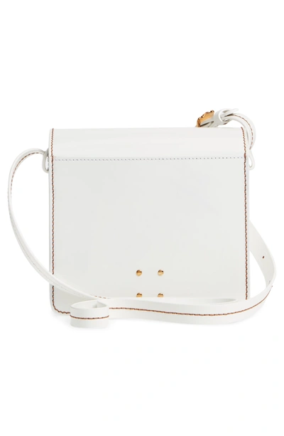 Shop Trademark Greta Leather Crossbody Bag - White