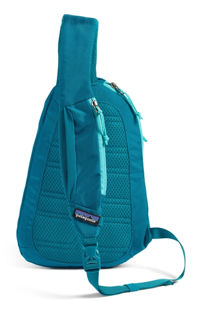Shop Patagonia Atom 8l Sling Backpack - Blue In Elwha Blue